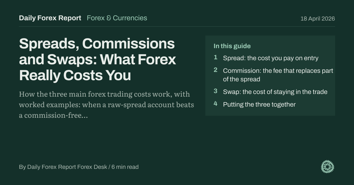 Spreads, Commissions and Swaps: What Forex Really Costs You: Forex & Currencies, Daily Forex Report
